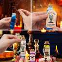 99 Pcs Apothecary Bottles Set with Halloween Stickers & Pendants - Tiered Tray Decor for Indoor Halloween Party Supplies