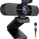 EMEET 1080P Webcam with Microphone, C960 Web Cam, 2 Mics, 90 FOV, USB Type-A & A-to-C Adapter, Plug&Play Computer Camera for Online Calling, Zoom/Teams/Facetime, Switch 2 Camera Support, 2025 Version