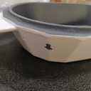 Enameled Cast Iron Dutch Oven for Bread Baking – 3QT Oval Round Heavy Duty Bread Pan with Lid, Non-Stick Ceramic Coating,Loaf Cast Iron Bread Oven for Sourdough, Baking, Roasting, Braising, Stovetop & Oven Safe