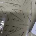 Snowflake Placemats Set of 12 Christmas Decorations Gold Snowflake Tablemats Round Vinyl Place Mats Table Setting Kitchen Table Mats for Dining Table Holiday Wedding Decorative