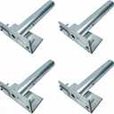 Boat Lift-Guide Post Bracket - Compatible 5"x8" & 6"x10" I-Beams, Marine-Grade Dock Bracket for Boat Docks, Piers and Marinas with Mounting Lugs & Hardware