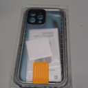 SPORTLINK for iPhone 13 Pro Max Waterproof Case - Shockproof Dustproof Phone Case with Screen Protector, Full Body Protective Case for iPhone 13 Pro Max Cover 6.7'' Black/Frosted Clear