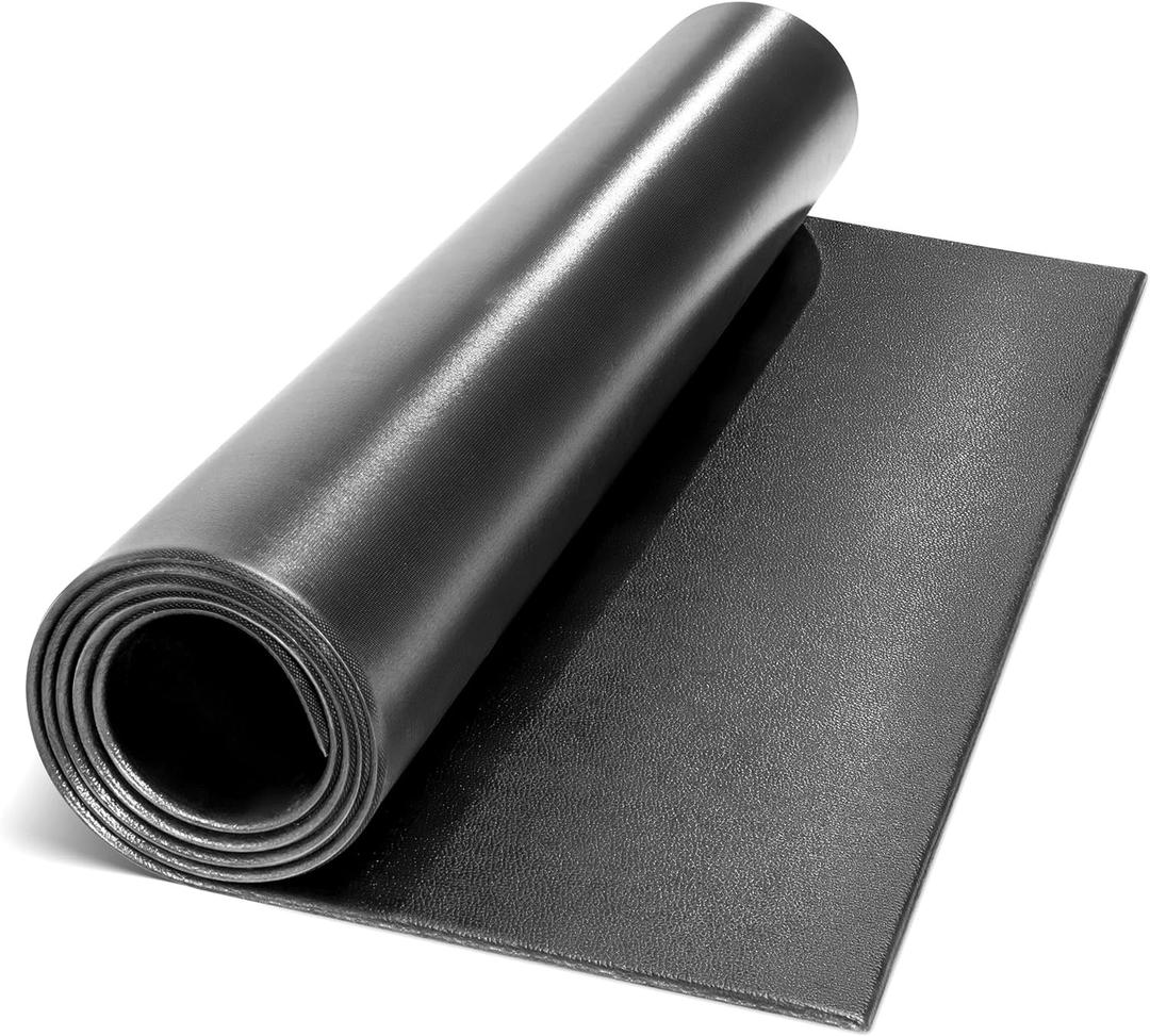 Marcy Fitness Equipment Mat and Floor Protector Compatible for Treadmills, Elliptical, Exercise Bikes, Stationary Cycles and Accessories