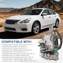 Transmission Valve Body Replacement for RE0F10A JF011E CVT Transmission Solenoid w/Stepper Motor Compatible with Nissan Altima Rogue Sentra X-Trail Lancer Outlander Dodge Caliber 2002-2016