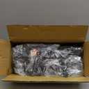 HOHIYA 6.5 Ft Wrought Iron Christmas Tree Alternative Metal Ornament Display Stand with 174 Hooks Hanging Holder for Glass Ball Decorations Holiday and Halloween Decor Black