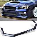 Front Bumper Lip Fit for 2015-2021 Subaru WRX STI Sedan Chin Splitter Spoiler Diffuser Protector Guard Wing Body Kit Air Dam Subaru WRX Accessories(Glossy Black)