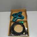 Moukiween Stand Misters for Outside Patio with Adjustable Riser Tube (up to 46in) - 4 Brass Nozzles and 26FT Line Standing Misting Cooling System for BBQ, Patio, Pool, and Water Activities