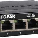 NETGEAR 5-Port Gigabit Ethernet Unmanaged Essentials Switch (GS305) - Home Network Hub, Office Ethernet Splitter, Plug-and-Play, Silent Operation, Desktop or Wall Mount