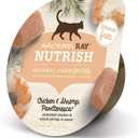 Rachael Ray Nutrish Natural Wet Cat Food, Chicken & Shrimp Pawttenesca Recipe, 2.8 Ounce Cup (Pack of 12), Grain Free