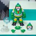 Jada Toys Mega Man Wave 3 Bubble Man Action Figure 1:12 Deluxe Scale 6" Tall, Fully Articulated, Collector Packaging