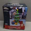 Joiedomi Christmas Inflatables Tree Outdoor Decoration, Giant Christmas Inflatable Tree with 3 Gift Boxes with Build-in LEDs for Blow Up Xmas Decoration, Indoor Outdoor Yard Garden Lawn Dcor