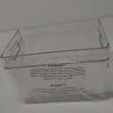 ClearSpace Clear Plastic Storage Bins  Pantry Organizers & Storage Containers, Cabinet Organizer - Home Organization Must Haves for Kitchen, Laundry Room, Office, Closet, Garage & Freezer (2 Pack)