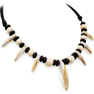 Beads Wolf Handmade Shark Vintage Adjustable Necklace For Men Women