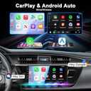 Android 15 Car Radio for Toyota Corolla 2014-2016: 10.1'' 4GB+64GB Car Stereo Upgrade Wireless CarPlay & Android Auto with WiFi 6, Bluetooth, GPS Navigation, FM Radio, EQ, SWC, 1080P Backup Camera