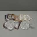 Jucoan 12 Pack D Shape Purse Handles, 6 Colored Handbag Handles Replacement for Handmade Crochet Bag Summer Beach Straw Bag DIY Supplies