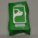 Unscented Pet Grooming Wipes - Natural Bamboo Fiber - Cleansing Wipes for Dog & Cat - Soft & Caring for Sensitive Skin - Durable & Tear Resistant for Paw, Coat & Bum Freshening - 100 Count