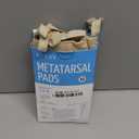 KTSAY 2 Pairs Metatarsal Pads with Gel Pad for Women and Men, Foot Pads for Ball Pain Relief, Morton's Neuroma, Metatarsalgia Support (Beige, Medium)