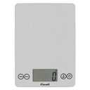 Escali Arti Glass Food Scale Digital Countertop Kitchen, Baking and Cooking Scale with Nutrition and Calorie Counter, 15-Pound Capacity, 9" x 6.5" x .75", Shiny Silver