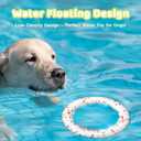 Dog Chew Toys 9 Inch for Medium Large Dogs Floating Fetch Toy Anxiety Relief Chewers Indoor Outdoor Water PlayLarge