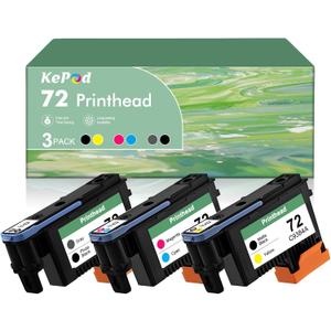 72 Printhead with New Updated Chips for HP 72 Printhead C9380A C9383A C9384A for HP Designjet T610 T620 T790 T770 T2300 T1120 T1300 T1100 T1200 T600 (PBK/GY, MBK/Y, M/C)