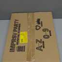 Marquee Letters Silver Birthday Decorations: Large 4 Feet Tall Light Up Letters for Party Decor Merry Me Big Foam Cardboard Letter A (Sliver)