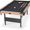 GoSports 8 ft Billiards Tables - No Assembly, Portable