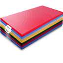 Geetery 7 Pieces Kids Rest Mat Unassembled Portable Preschool Rest Nap Mats with Name Tag Holder for Toddler Daycare Kids Students Preschool Classroom Home(Assorted)