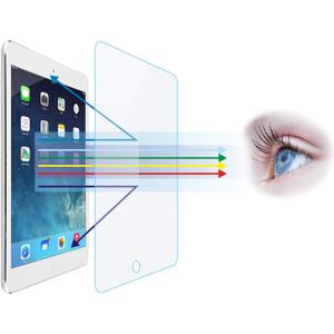 Anti Blue Light Tempered Glass Screen Protector[2 Packs] for iPad Air/Air 2/iPad 9.7"(2018/2017)/iPad Pro 9.7"[Eye Protect]Blocks Excessive Harmful Blue Light & UV 9H Anti Glare Anti-Scratches