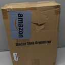 Kitstorack Under Sink Organizer, 2 Tier Under the Sink Storage, Slide out Pull out Cabinet Organizer Shelf, Metal Sliding Drawer for Kitchen Bathroom Pantry Closet Organization Rack, Black, 2 Pack