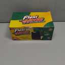 Flexi Hose Expandable Garden Hose with 8 Function Nozzle, 25FT - Lightweight Retractable Garden Hose, Water Hose - No-Kink Flexibility, 3/4 Inch Solid Brass Fittings and Double Latex Core (Black)