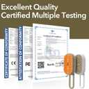 2nd Generation 3-in-1 Cat Steam Brush for Shedding, Pet Hair Removal Comb with Water Tank, Spray Cat Brush for Pet Grooming, Steamy Comb for Indoor Haired Cats, Dogs and Rabbits (Beige)