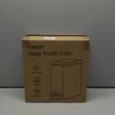 Cesun Small Bathroom Trash Can with Lid Soft Close, Step Pedal, 6 Liter / 1.6 Gallon Stainless Steel Garbage Can with Removable Inner Bucket, Anti-Fingerprint Finish (Matt Black)