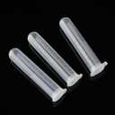 Eowpower 50 Pieces 10 ml Plastic Sample Vial Bottle Tubes for Storage Container Liquid