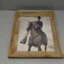 Rustic 11x14 Picture Frame, Reclaimed Barnwood Photo Frame with Real Glass, Distressed Natural Wood Frame for Wall Mount, Farmhouse Country Home Office Cabin Dcor