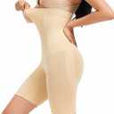 KSKshape Tummy Control Shapewear Shorts High Waist Under Dress Body Shaper Seamless Stomach Control Girdle Panties for Women, Size Small