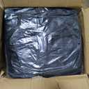 Homguava 4 FT Bean Bag Chair: 4' Bean Bags with Memory Foam Filled, Large Beanbag Chairs Soft Sofa with Dutch Velvet Cover-Black