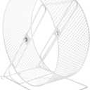 10.24 Inch Silent Hamster Running Wheel with Rack Exercise Toy for Hedgehogs Squirrels and Small Pets Indoor Quiet Fitness Wheel