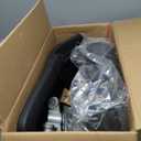 ELABEST Ergonomic Office Chair,Home Desk Chair with Mesh Back,Adjustable Lumbar Support,Built-in Springs Wide Seat,Executive Task Chair with 3-D Big Armrests,Tilt Function,Computer Desk Chair (Black)