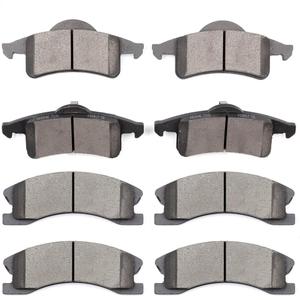 cciyu D945 D791 Front Rear Ceramic Brake Pads Kits 8pcs fit For 1999-2004 For Jeep Grand For Cherokee