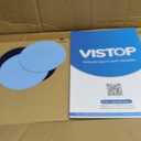 VISTOP Jumbo Foldable Dog Pool, Hard Plastic Shell Portable Swimming Pool for Dogs Cats and Kids Pet Puppy Bathing Tub Collapsible Kiddie Pool (117inch.D x 15.7inch.H, Blue)