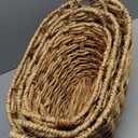 11.5x18.5, 9.5x17.5, 8x16in Woven Baskets, Wheat, 3pc
