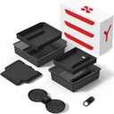 Center Console Organizer Tray for Tesla New Model Y Juniper Accessories 2025 2026(Material PC Superior), Cup Holder, Hidden Storage Box & Armrest Drawer Organizer