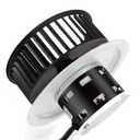 Compatible with Nutone QT-110N-B, QT-80-N-B, QT-90N-B, QT-9093, QT-100L, QT110N，QT80, Bathroom Fan Motor, 110CFM, 3.0Sones Bathroom Fan Motor & Blower Wheel, Replace for Motor Number S0695B000, S0696B000