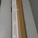 LazBlinds No Tools No Drill 1" Vinyl Mini Blinds, Cordless Blinds for Windows, Light Filtering Horizontal Window Blinds & Shades, 48" W x 64" H, White