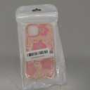 Pink Cute Hibiscus Flower Phone Case for iPhone 13/14 6.1", Compatible with MagSafe, Floral Pattern Print Design Magnetic Case for Women Girls Soft TPU Hard PC Shockproof Funda Cover