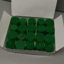 Juvale Empty Pill Container with Pop Top Cap - 20 Pack, 30 Dram, Green - Plastic Vials with Caps for Travel Medicine Containers & Home Use