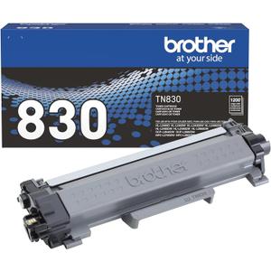 Brother Genuine TN830 Black Standard Yield Printer Toner Cartridge - Print up to 1,200 Pages(1)