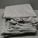 Full Size 4 Piece Sheet Set - Comfy Breathable & Cooling Bed Sheets Set - Hotel Luxury Bedding for Women, Men, Kids, Teens, Boys & Girls - Deep Pockets, Soft and Wrinkle Free - Oeko-Tex - French Grey