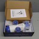 Bath Jets for Tub with Jet Massage and Bubble Mode, Bathtub Jets for Tub with 360 Rotatable Single and Dual Nozzles, the Lever-lock Suction Cups, and Handle. Jets for Bathtub at Home for Relaxation (Blue)