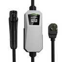 MUSTART Level 2 Tesla Charger, 25A Portable EV Charger with NEMA 10-30 Plug– Unlocking Convenience with One-Touch Release, Compatible with All Tesla Models & Cybertruck